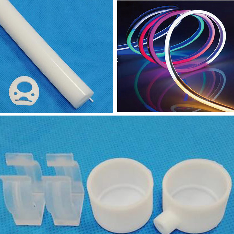 Φ22mm 270° Top Emitting Waterproof Silicone LED Light Strip Diffuser For 12mm LED Light Strips Φ22mm 270° Top Emitting Waterproof Silicone LED Light Strip Diffuser For 12mm LED Light Strips